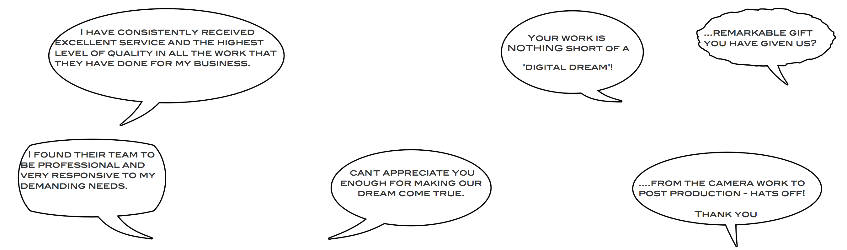 Testimonials Bubbles
